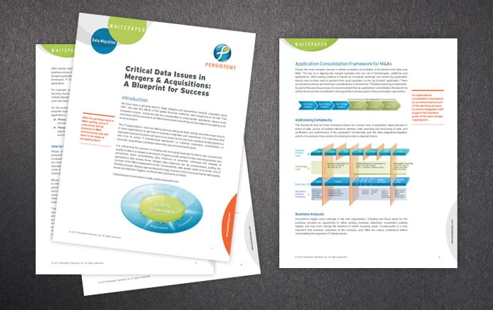 Critical Data Issues in Mergers & Acquisitionns - Persistent Systems